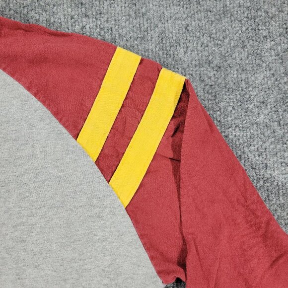 USC Trojans Shirt Men's Small Gray NCAA Logo Graphic Tee Crew Neck Long Sleeve - Picture 4 of 15